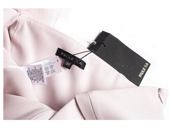 Paule Ka, Rosafarbenes Kleid mit Rüschen an der Schulter Pink - Ansicht 5