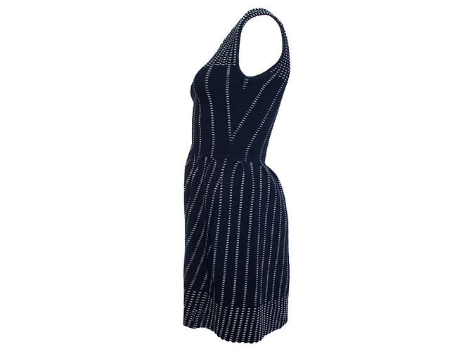 Maje, Vestido elástico plisado azul - vista 4