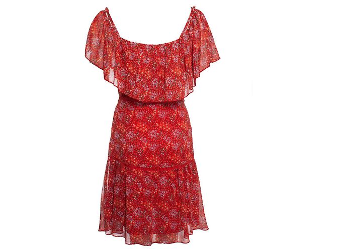Rebecca Minkoff, Kleid mit Blumenmuster in Rot - Ansicht 2