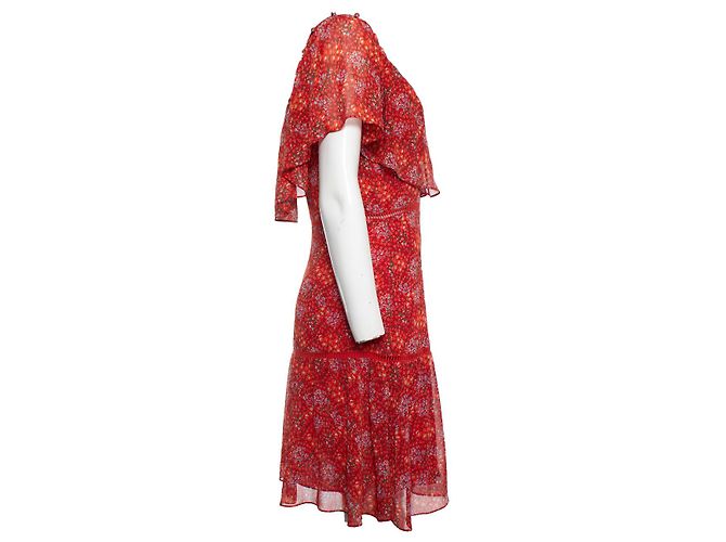 Rebecca Minkoff, Kleid mit Blumenmuster in Rot - Ansicht 3