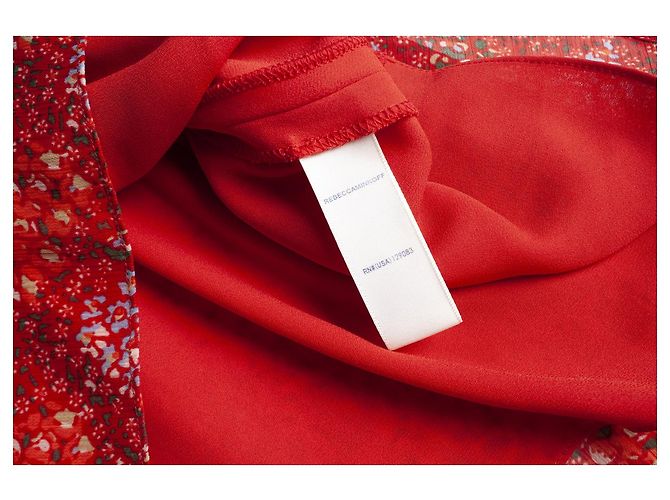 Rebecca Minkoff, Kleid mit Blumenmuster in Rot - Ansicht 5