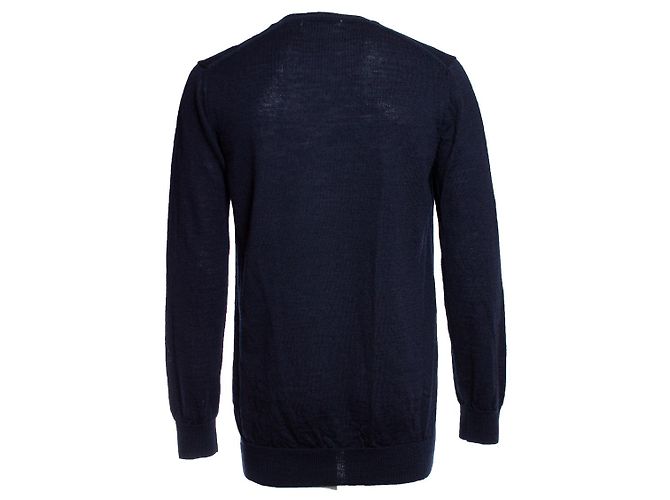 COMME des GARCONS, Suéter de lã azul. - vista 2