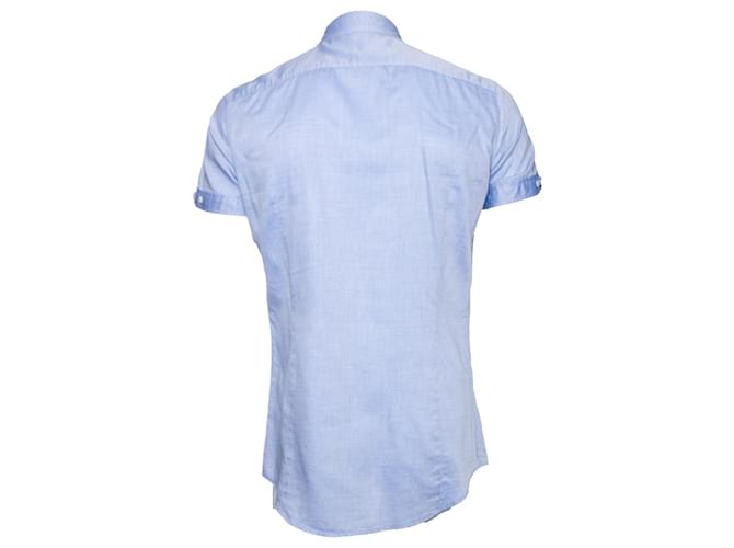 Dsquared2, Camisa celeste de manga corta.. Azul - vista 2