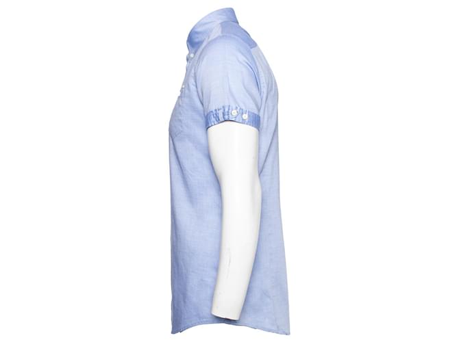 Dsquared2, Camisa celeste de manga corta.. Azul - vista 3