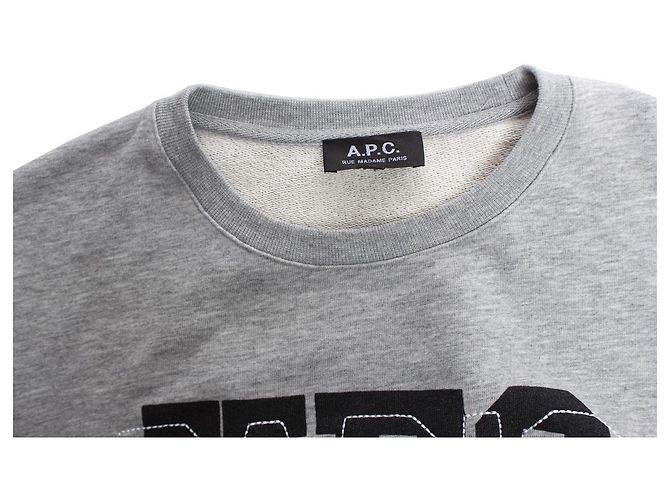 Autre Marque NO.P.C., Suéter cinza com texto. - vista 5
