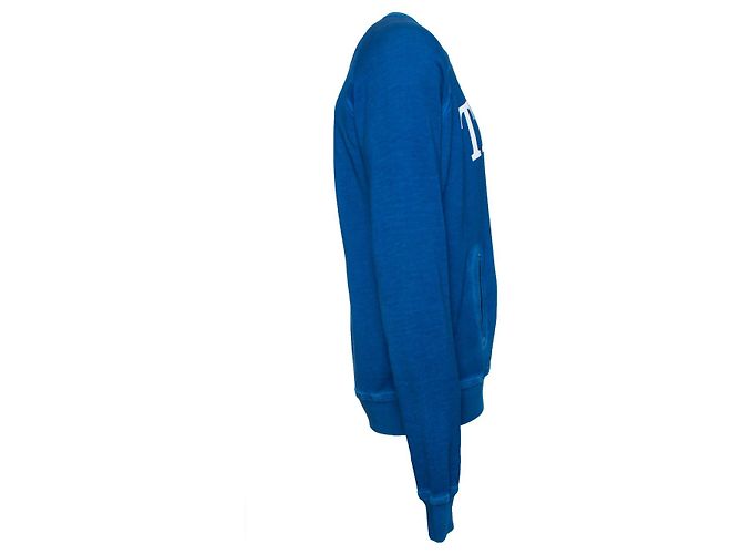 Dsquared2, Pull bleu avec texte. - vue 4