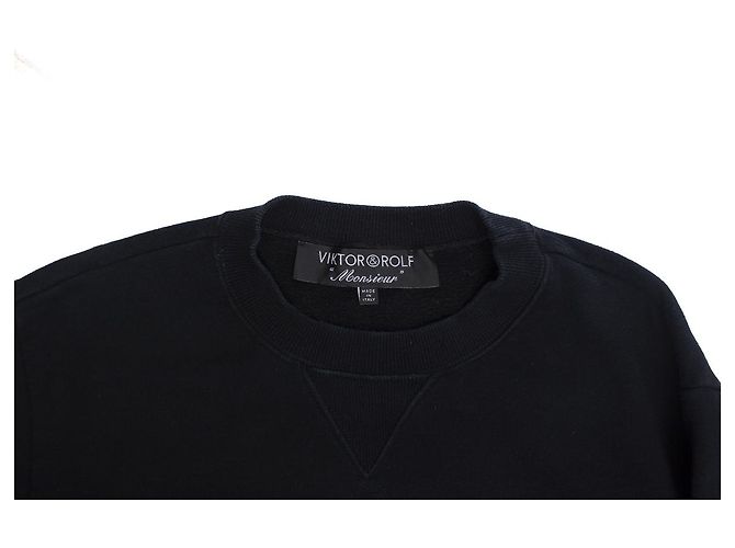 Viktor & Rolf Viktor e Rolf Monsieur, Suéter preto com bigode - vista 5