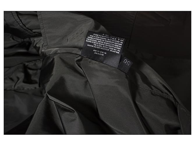 Prada, Parka de piel con capucha marrón Castaño Verde - vista 6