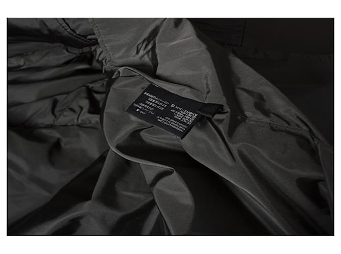 Prada, Parka de piel con capucha marrón Castaño Verde - vista 7