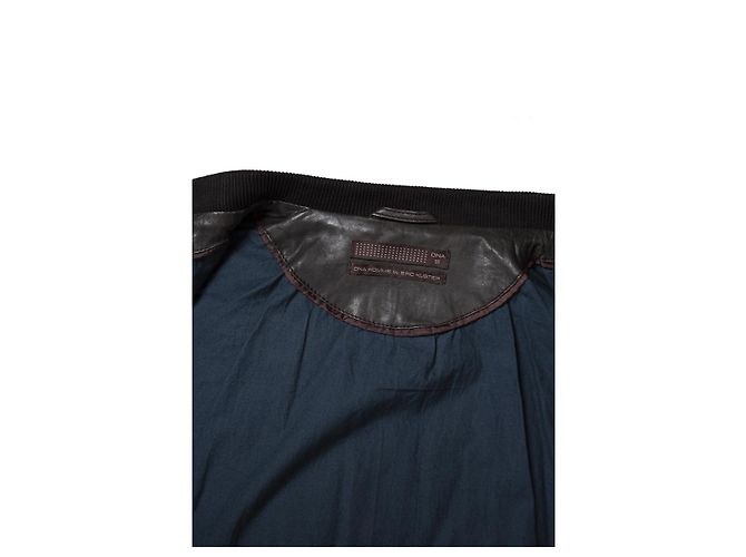 Autre Marque DNA Homme von Erick Kuster, Braune gesteppte Lederjacke - Ansicht 5