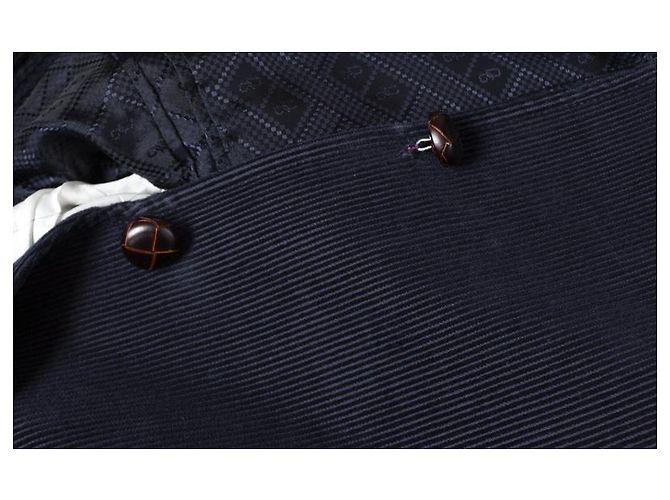 DOLCE & GABBANA, Blazer in velluto a coste blu - vista 8