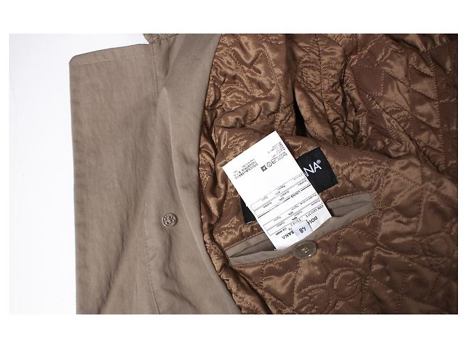 DOLCE & GABBANA, Gabardina en beige. Castaño - vista 7