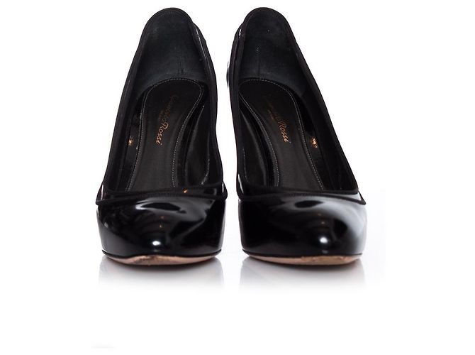 Giuseppe Zanotti, Pompe in vernice. Nero - vista 4