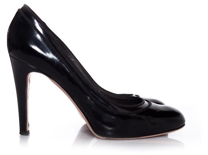 Giuseppe Zanotti, Pompe in vernice. Nero - vista 5