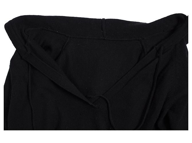 Autre Marque Caxemira Rebelde, Vestido suéter com capuz e caveira Preto - vista 6