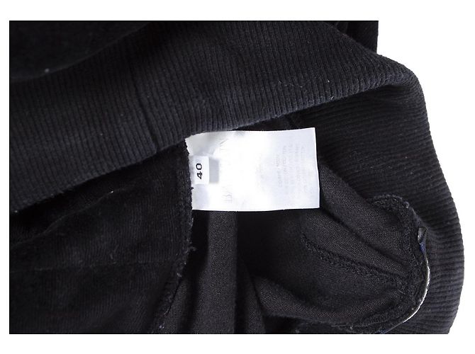Balmain Balmaın, Samt-Trainingshose. Schwarz - Ansicht 6