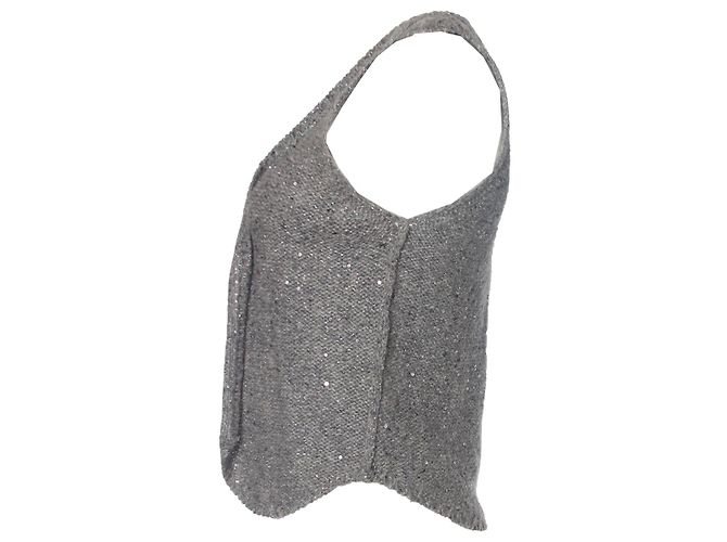 Zadig & Voltaire ZADIG Y VOLTAIRE, Chaleco de punto Gris - vista 3