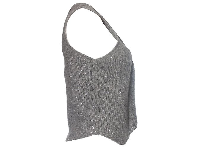 Zadig & Voltaire ZADIG Y VOLTAIRE, Chaleco de punto Gris - vista 4