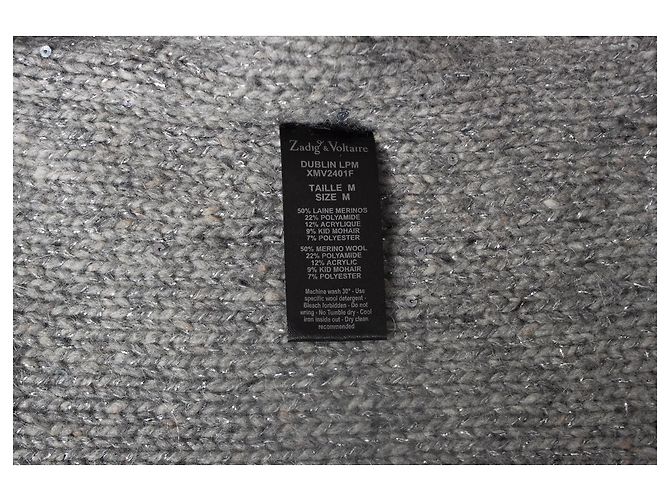 Zadig & Voltaire ZADIG Y VOLTAIRE, Chaleco de punto Gris - vista 5