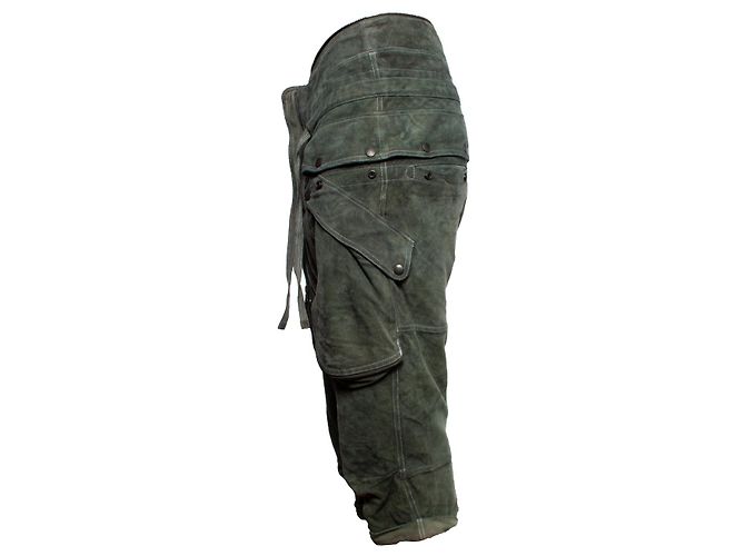 Faith Connexion Glaubensverbindung, Grüne Wildlederhose - Ansicht 3