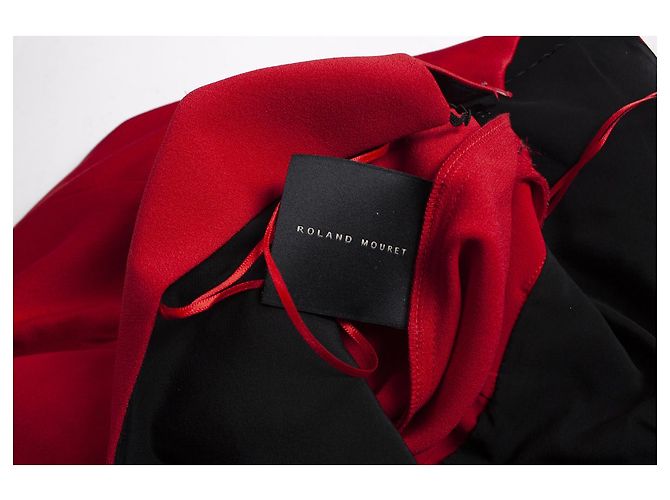 Roland Mouret, Roter trägerloser Overall mit Schößchen - vista 7