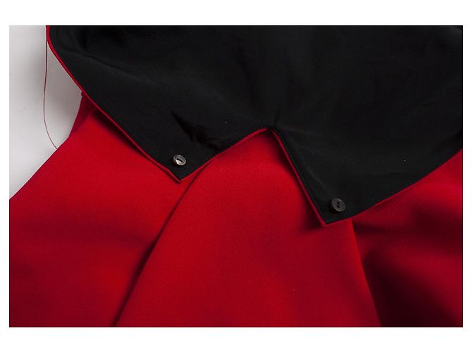 Roland Mouret, Roter trägerloser Overall mit Schößchen - vista 8