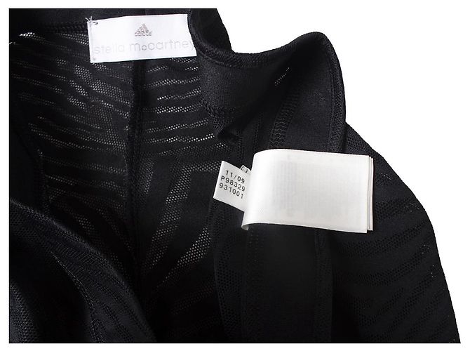 Autre Marque stella mccartney x adidas, legging de malla con estampado de cebra Negro - vista 5