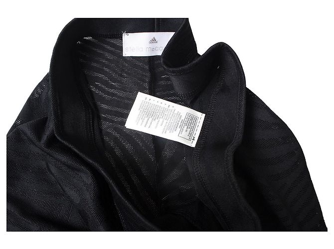 Autre Marque stella mccartney x adidas, legging de malla con estampado de cebra Negro - vista 6