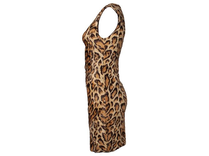 Gianni Versace Couture, vestido com estampa de leopardo - vista 4