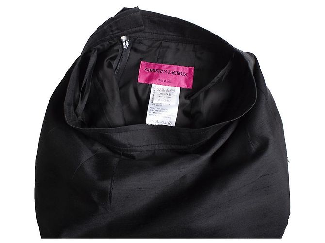 Christian Lacroix, terno duplo com fitas e botões de cristal Preto - vista 10