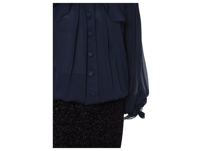 Christian Lacroix, Cocktailkleid Schwarz Blau - Ansicht 5