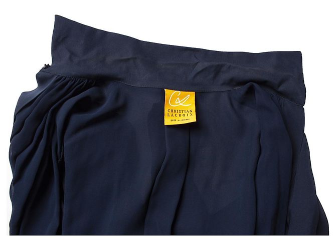 Christian Lacroix, Cocktailkleid Schwarz Blau - Ansicht 7