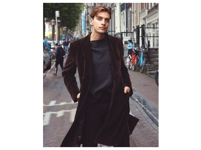 DOLCE & GABBANA, Brauner, gefütterter Blazermantel - Ansicht 2