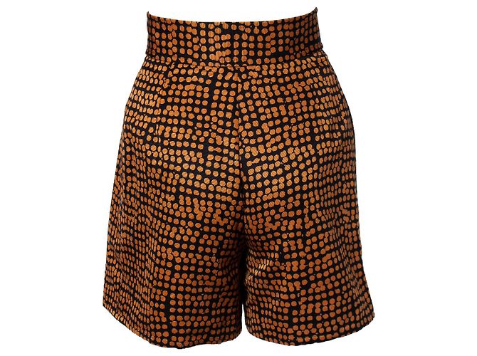 Christian Lacroix, Shorts com bolinhas Marrom - vista 2