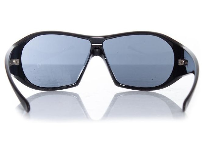 Chanel, Sonnenbrille mit schwarzem Schild - Ansicht 4