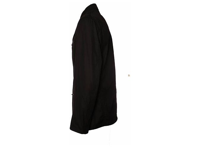 JIL SANDER, Schwarzer Windmantel in Größe 54/l. - Ansicht 2