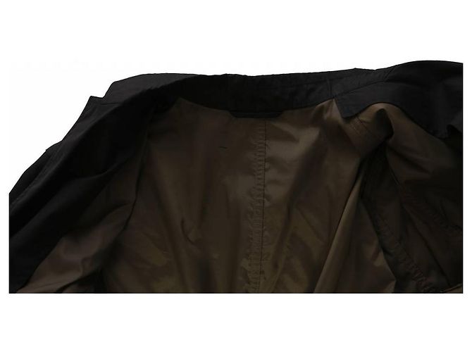 JIL SANDER, Schwarzer Windmantel in Größe 54/l. - Ansicht 6
