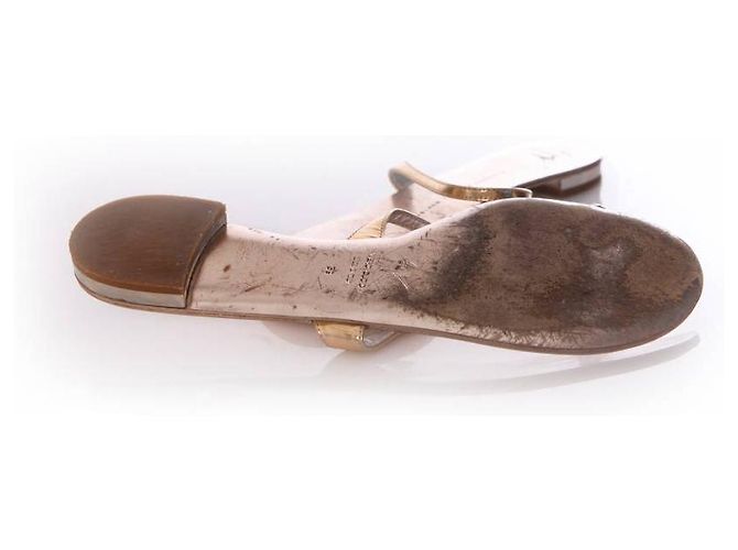 Giuseppe Zanotti, sandali con pietre swarovski D'oro - vista 6