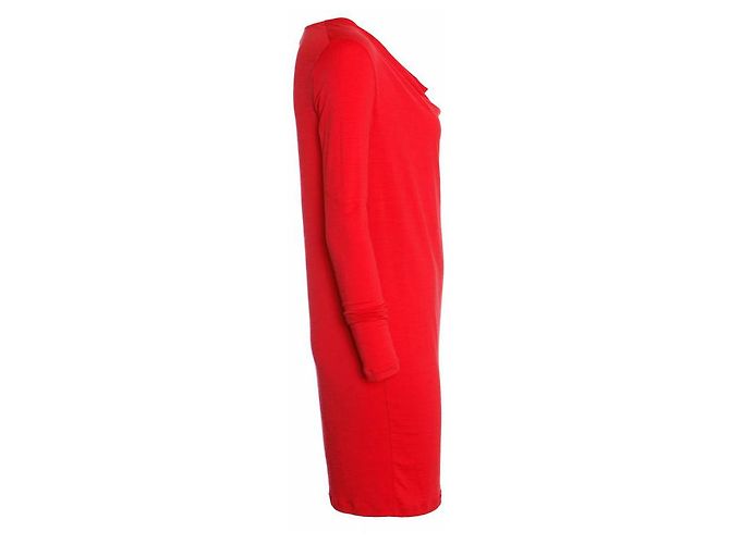 WOLFORD, rotes Wollkleid. - Ansicht 2