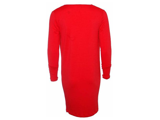 WOLFORD, rotes Wollkleid. - Ansicht 3