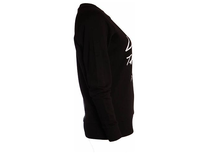 Autre Marque Nikki, Schwarzer Pullover mit Aufdruck in Größe 34/XS. - Ansicht 3