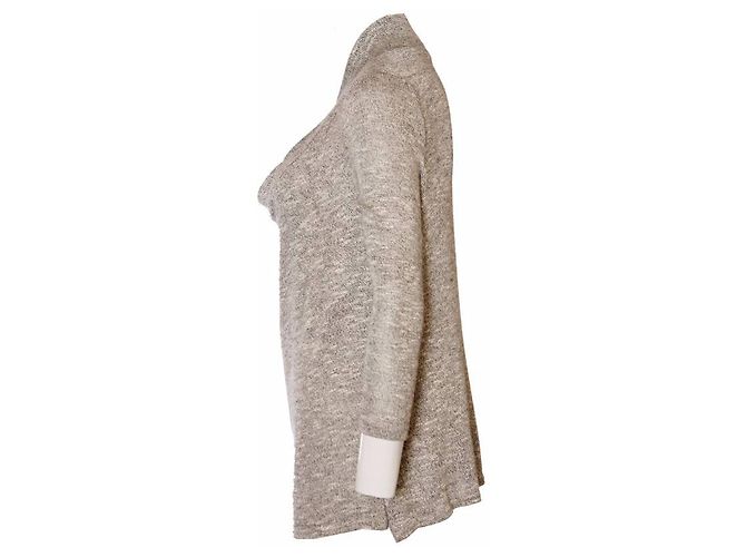 Top beige de viscosa Joie XS Castaño - vista 2