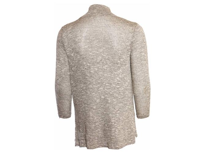 Top beige de viscosa Joie XS Castaño - vista 3