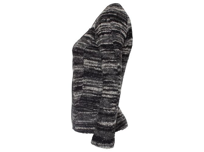 Isabel Marant Etoile, wool jacket with zipper Grey - view 3
