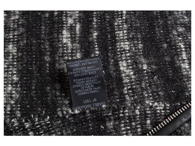 Isabel Marant Etoile, wool jacket with zipper Grey - view 5