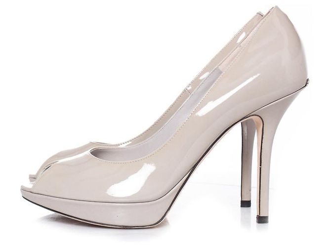 Christian Dior, Décolleté Miss Dior in vernice Grigio - vista 2
