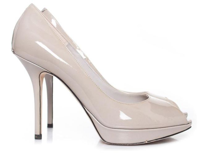 Christian Dior, Décolleté Miss Dior in vernice Grigio - vista 5