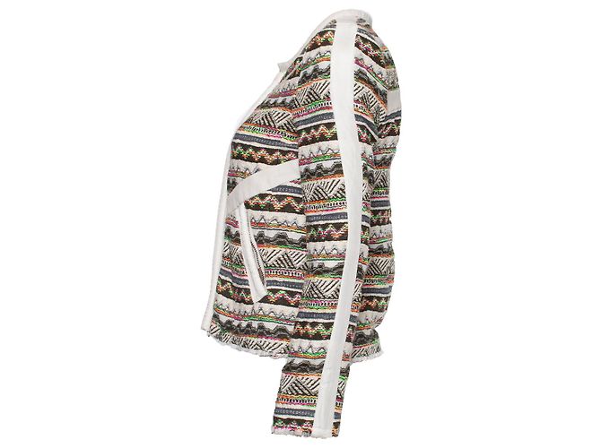 IRO, chaqueta de boucle con estampado azteca Multicolor - vista 3
