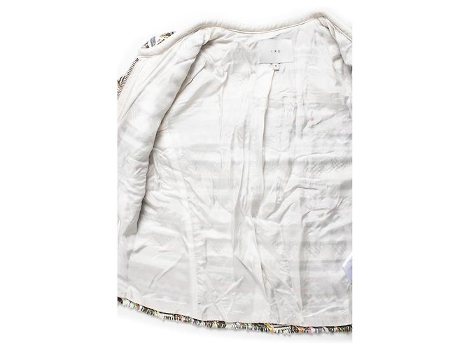 IRO, chaqueta de boucle con estampado azteca Multicolor - vista 6