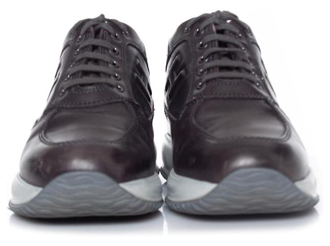 HOGAN, Scarpe da ginnastica Interactive H Forata Grigio - vista 4